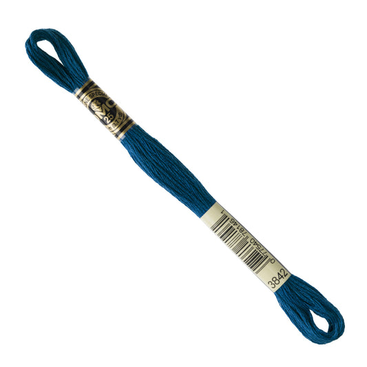 DMC Embroidery Floss - Dark Wedgewood 3842 image 1
