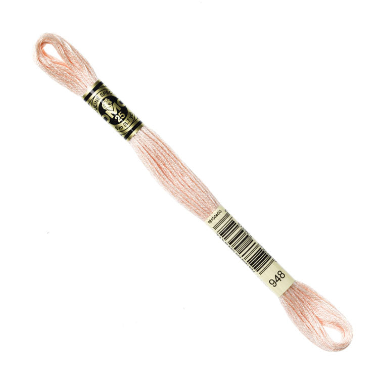 DMC Embroidery Floss - Very Light Peach 948 image 1