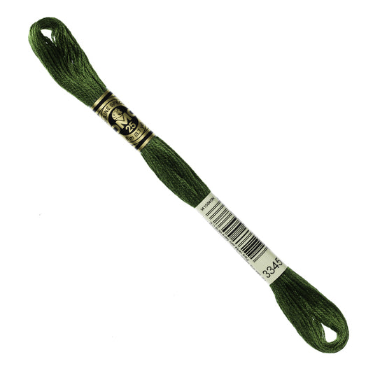 DMC Embroidery Floss - Dark Hunter Green 3345 image 1
