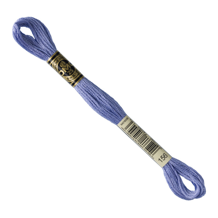 DMC Embroidery Floss - Medium Light Blue Violet 156 image 1