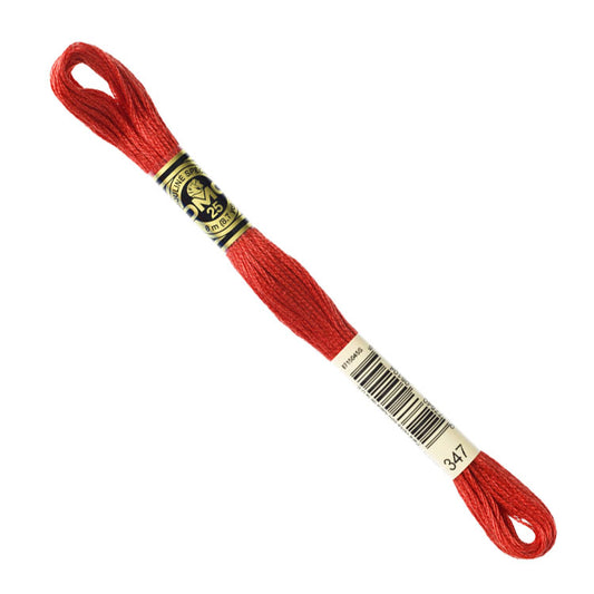 DMC Embroidery Floss - Very Dark Salmon 347 image 1