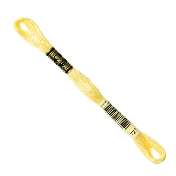 DMC Embroidery Floss - Very Light Topaz 727 image 1