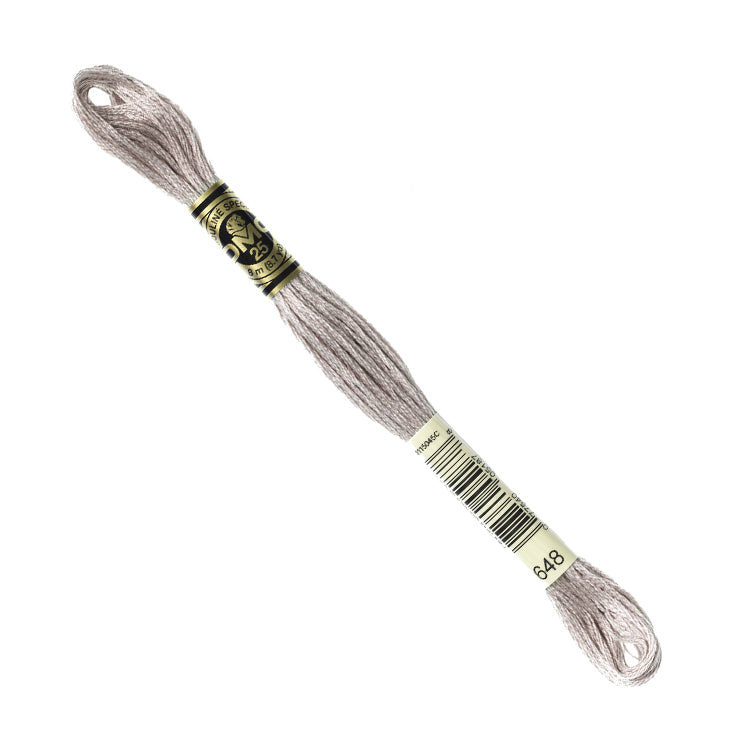 DMC Embroidery Floss - Light Beaver Grey 648 image 1