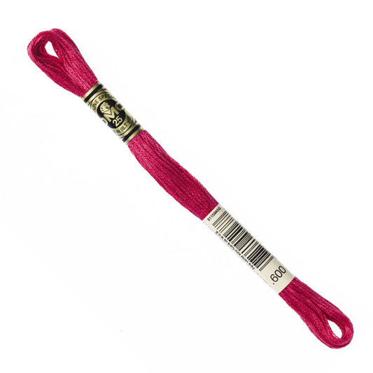 DMC Embroidery Floss - Very Dark Cranberry 600 image 1