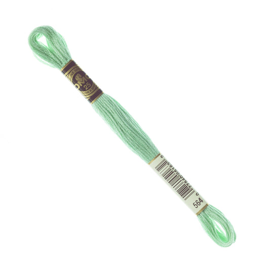 DMC Embroidery Floss - Very Light Jade Green 564 image 1