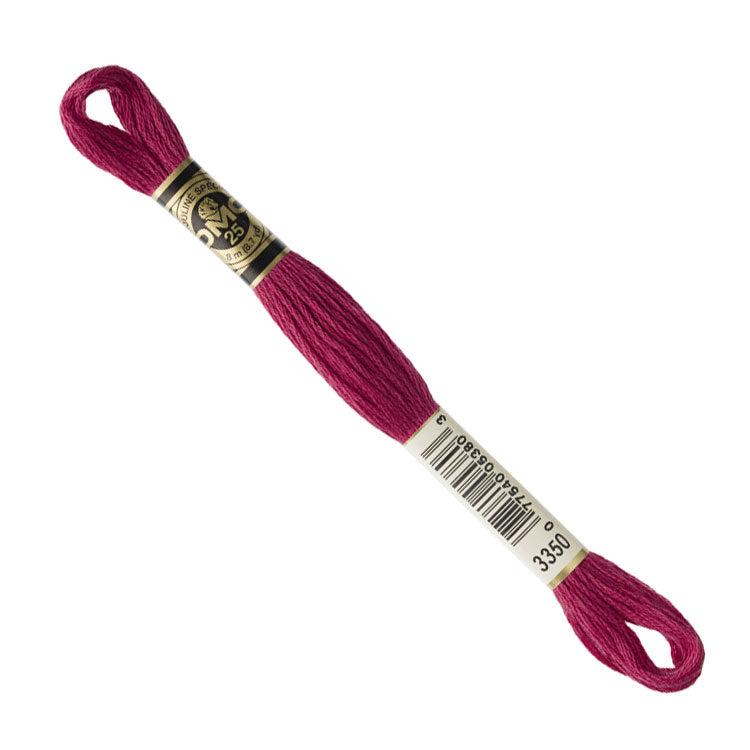 DMC Embroidery Floss - Ultra Dark Dusty Rose 3350 image 1