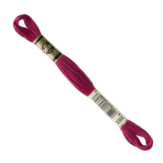 DMC Embroidery Floss - Ultra Dark Dusty Rose 3350 image 1