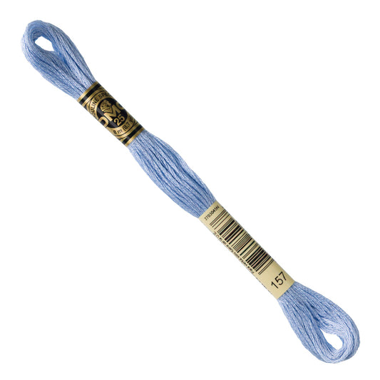 DMC Embroidery Floss - Very Light Cornflower Blue 157 image 1