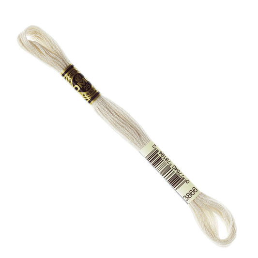 DMC Embroidery Floss - Ultra Very Light Mocha Brown 3866 image 1