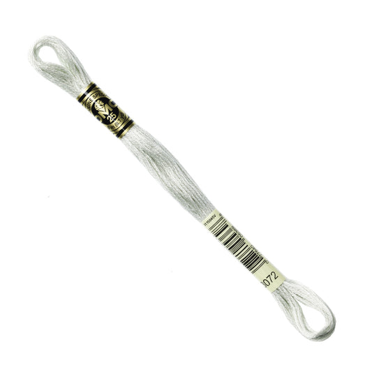 DMC Embroidery Floss -Very Light Beaver Grey 3072 image 1