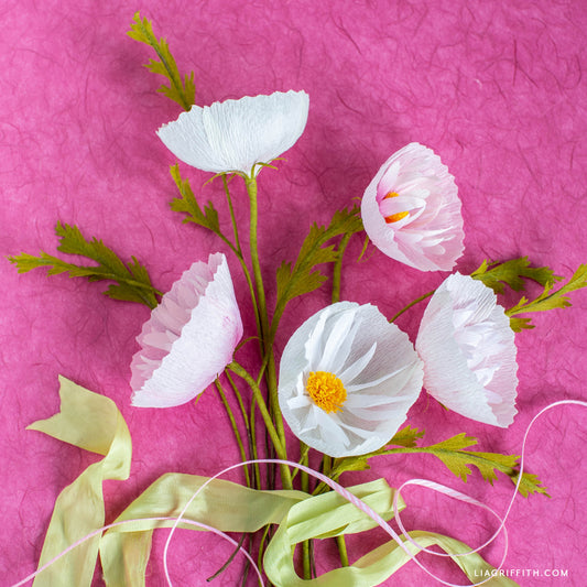 Heavy Crepe Paper - Snowflake