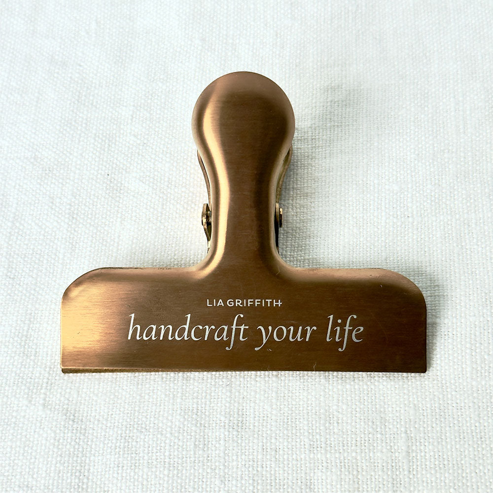 Lia Griffith Engraved Fringe Clip