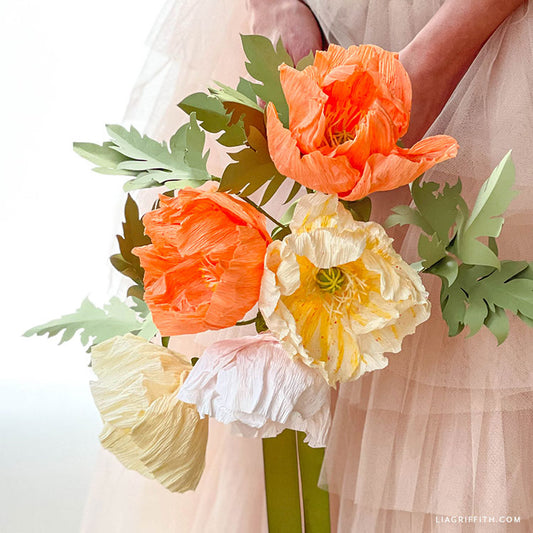 Heavy Crepe Paper - Mango