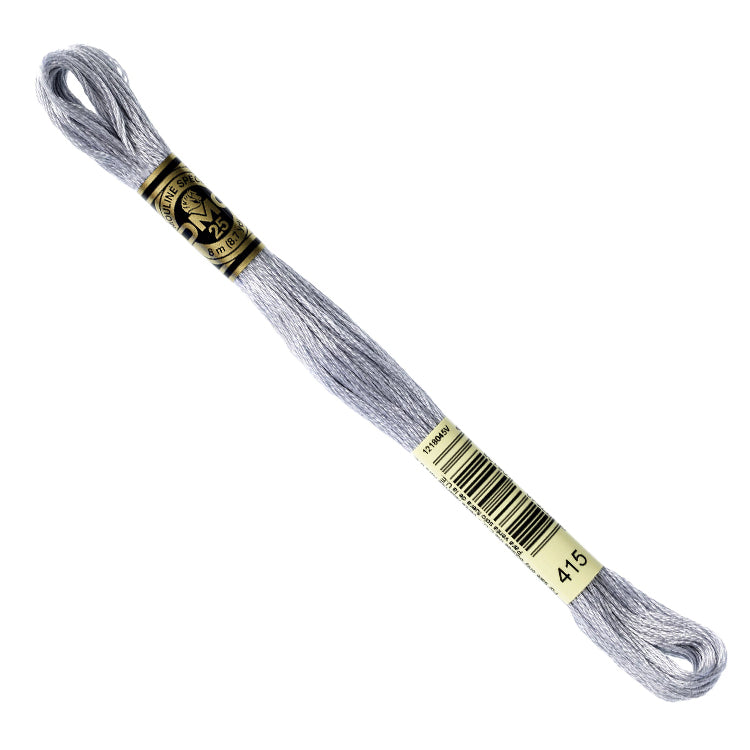DMC Embroidery Floss - Pearl Grey 415 image 1