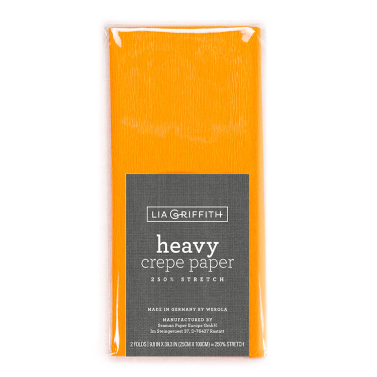 Lia Griffith Crepe Paper Heavy - Mango image 0