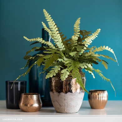 Lia Griffith Crepe Paper Double Sided - Green Tea/Cypress + Ferns/Moss image 3