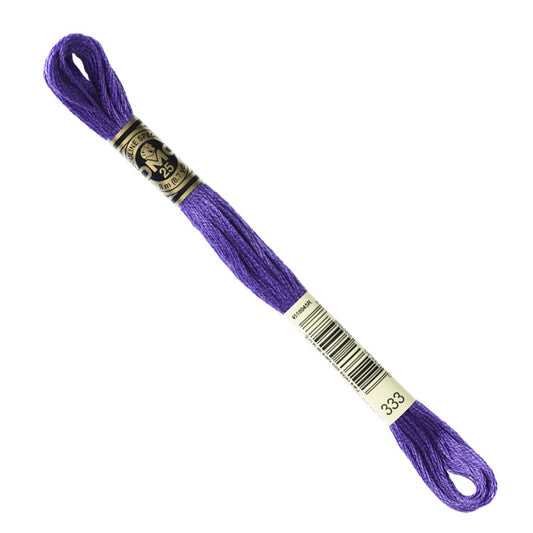 DMC Embroidery Floss - Very Dark Blue Violet 333 image 1