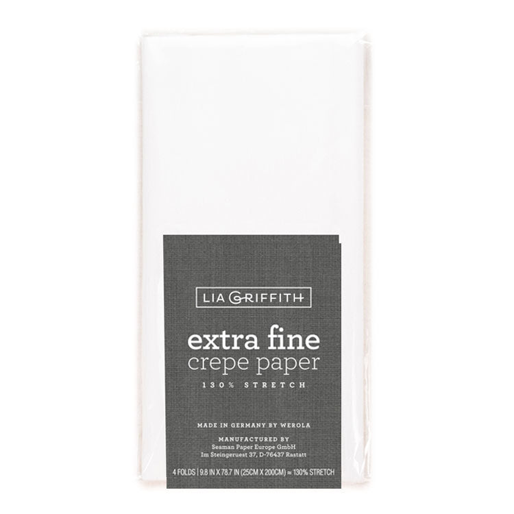 Lia Griffith Crepe Paper Extra Fine - Linen/White image 0