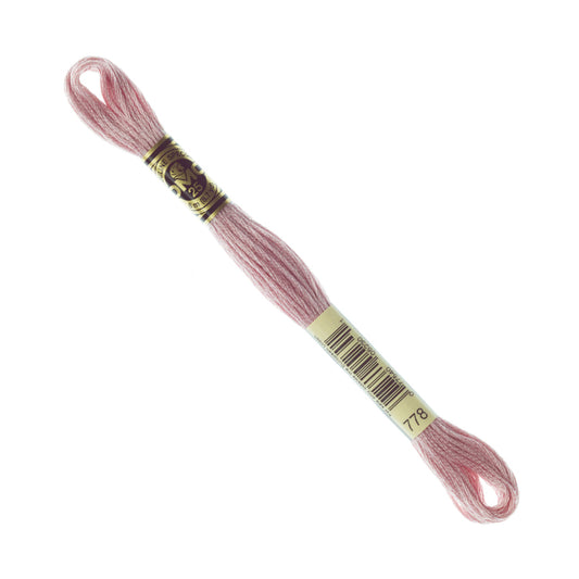 DMC Embroidery Floss - Very Light Antique Mauve 778 image 1