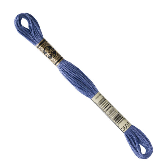 DMC Embroidery Floss - Cornflower Blue 3807 image 1