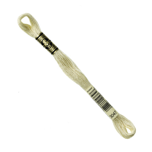 DMC Embroidery Floss - Light Yellow Beige 3047 image 1
