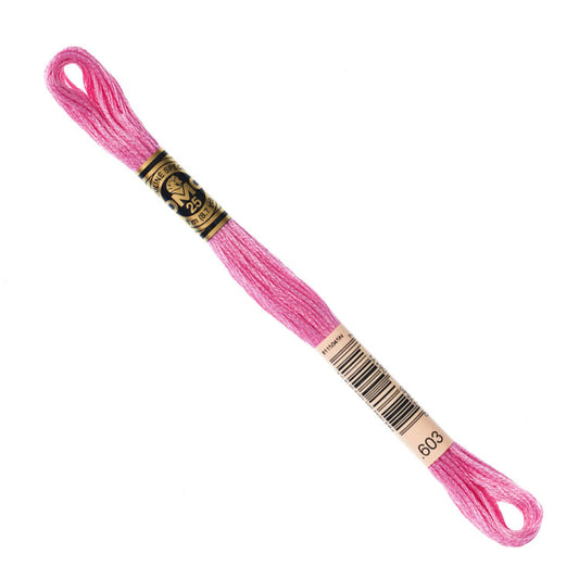 DMC Embroidery Floss - Cranberry 603 image 1