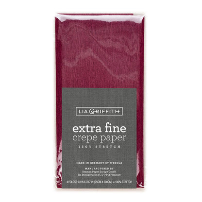 Lia Griffith Crepe Paper Extra Fine - Merlot image 0