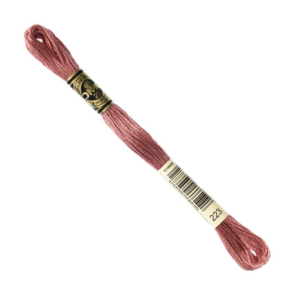 DMC Embroidery Floss - Light Shell Pink 223 image 1
