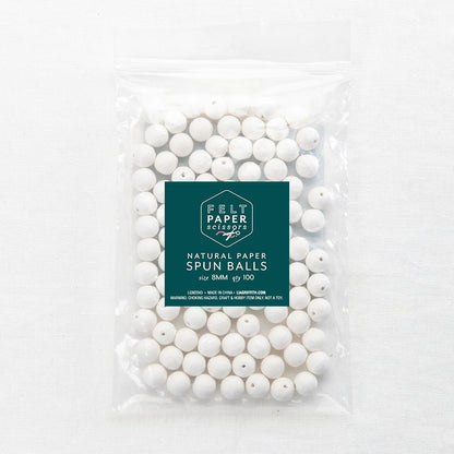Lia Griffith Paper Spun Balls 8mm - Pack of 100 image 3