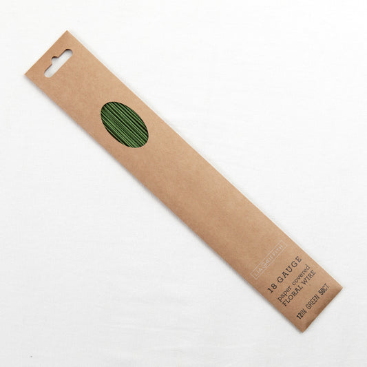 Lia Griffith 18 Gauge Floral Wire - Green image 1