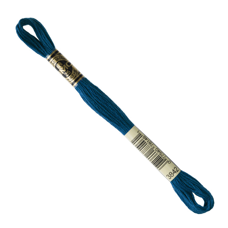DMC Embroidery Floss - Dark Wedgewood 3842 image 1
