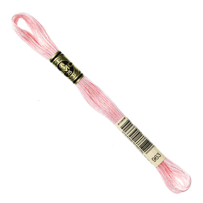 DMC Embroidery Floss - Ultra Very Light Dusty Rose 963 image 1