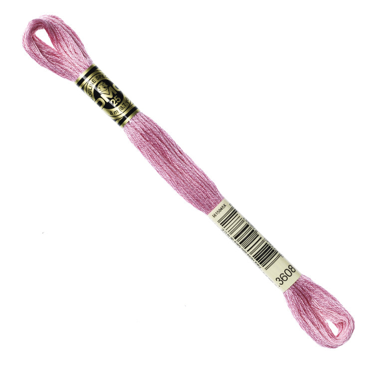 DMC Embroidery Floss - Very Light Plum 3608 image 1