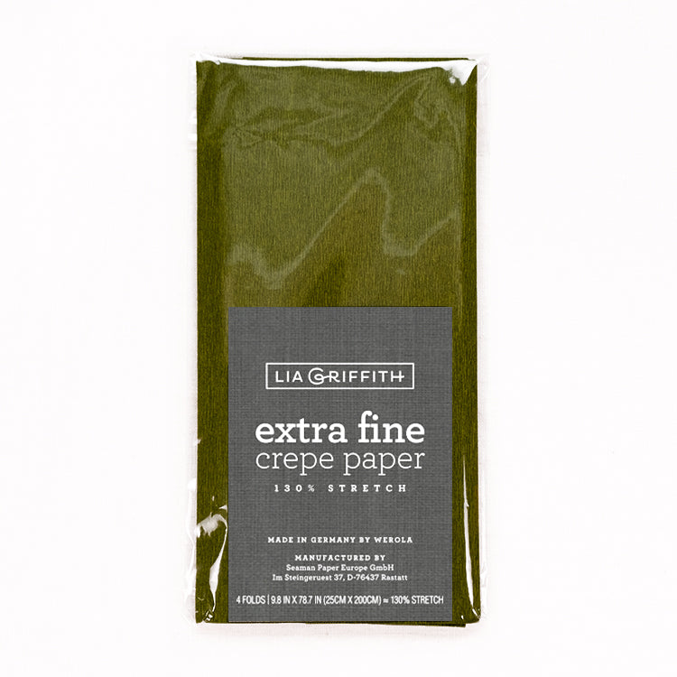 Lia Griffith Crepe Paper Extra Fine - Juniper image 0