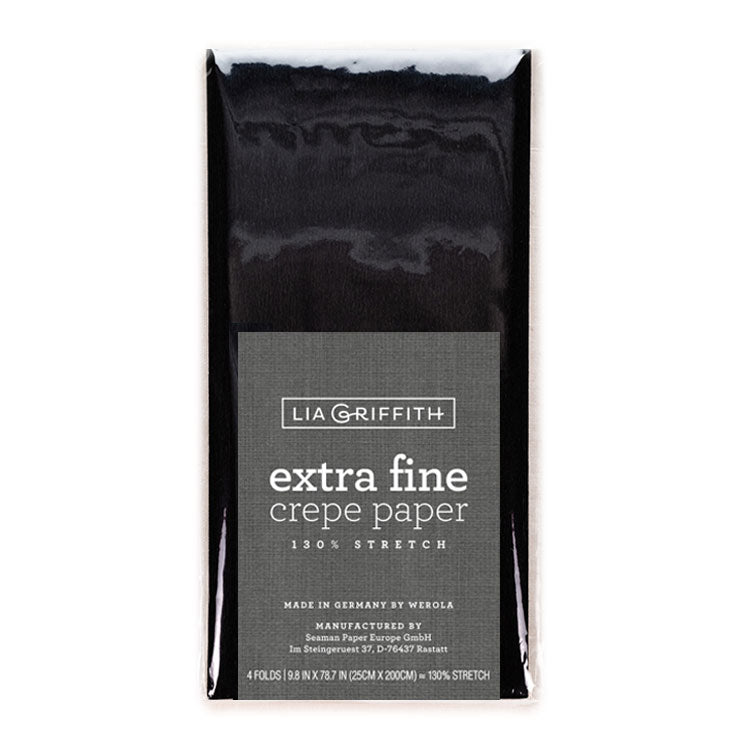 Lia Griffith Crepe Paper Extra Fine - Onyx image 0