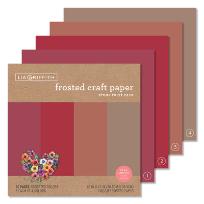 Lia Griffith Frosted Paper - Stone Fruit Pack image 0