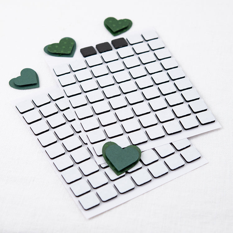 Scrapbook Adhesives 3D Self Adhesive Foam Squares - Black - 0.5" x 0.5" image 0