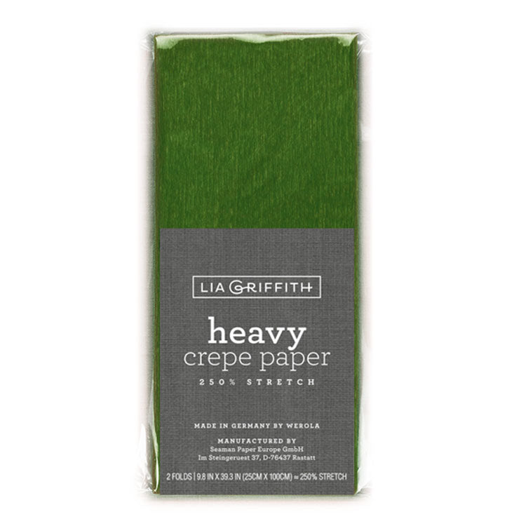 Lia Griffith Crepe Paper Heavy - Emerald image 0