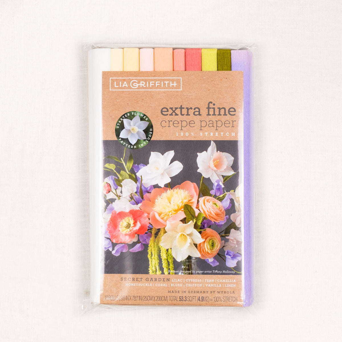 Lia Griffith Crepe Paper Extra Fine - Secret Garden image 1