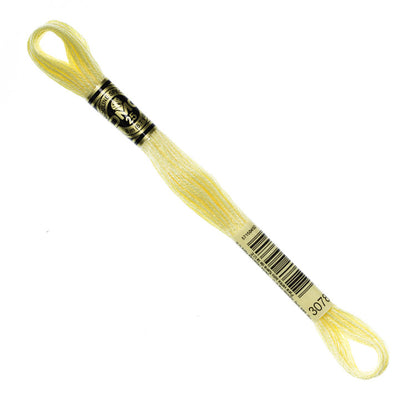 DMC Embroidery Floss - Very Light Golden Yellow 3078 image 1