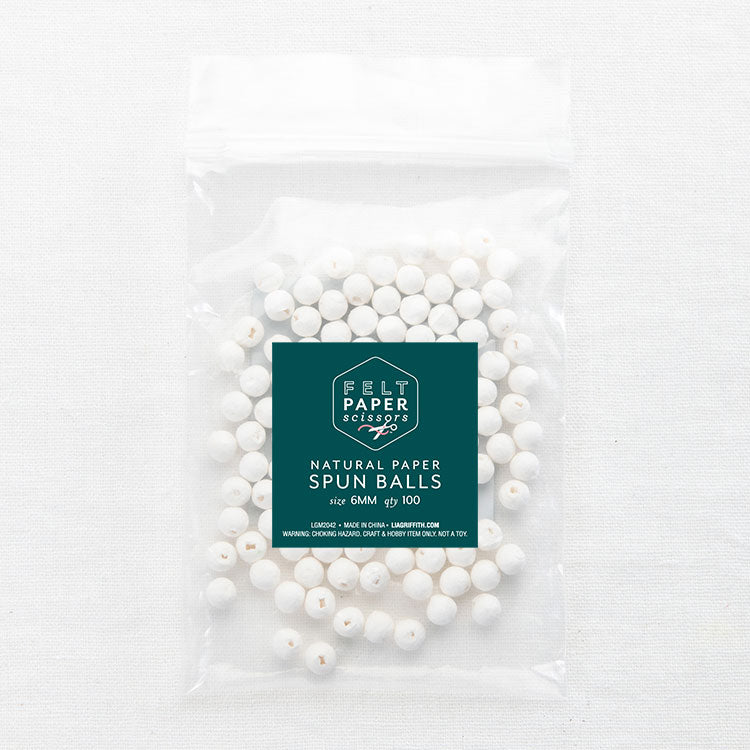 Lia Griffith Paper Spun Balls 6mm - Pack of 100 image 3