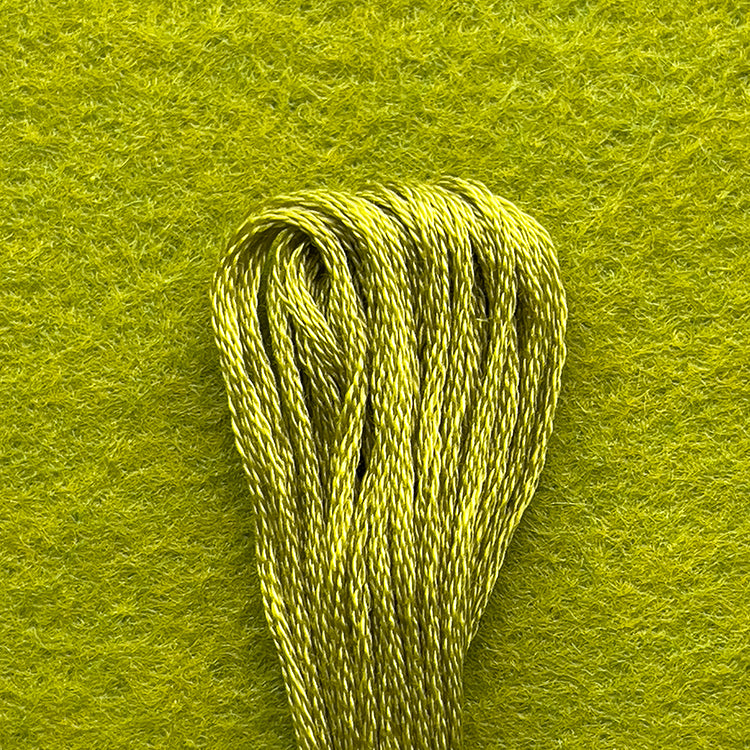 DMC Embroidery Floss —  Medium Light Moss Green 166 image 0