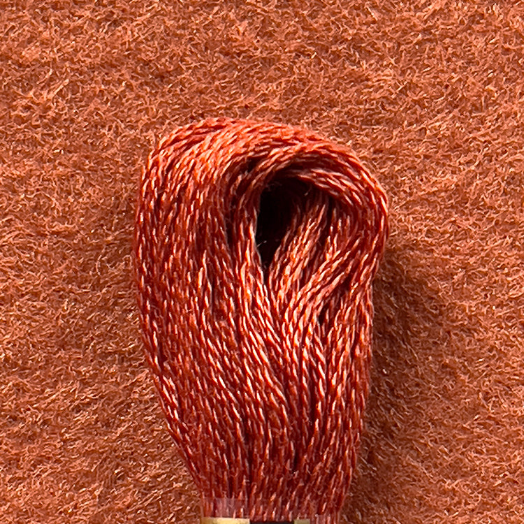 DMC Embroidery Floss - Dark Red Copper 918 image 0