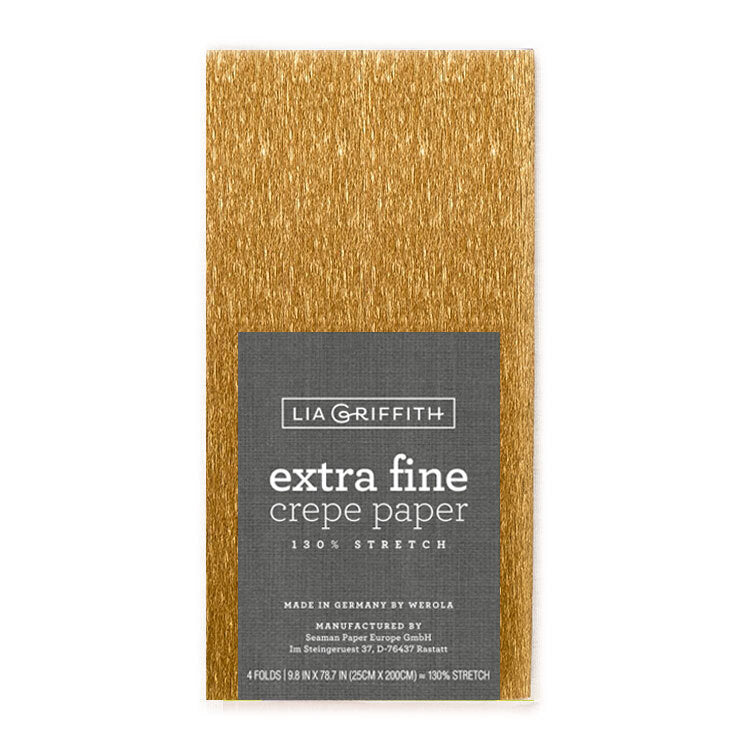 Lia Griffith Crepe Paper Extra Fine - Gold image 0