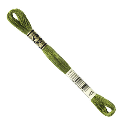 DMC Embroidery Floss - Avocado Green 469 image 1