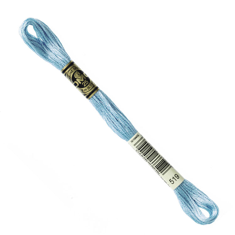 DMC Embroidery Floss - Sky Blue 519 image 1