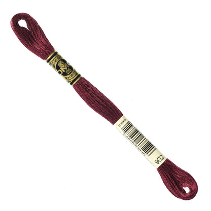 DMC Embroidery Floss - Very Dark Garnet 902 image 1