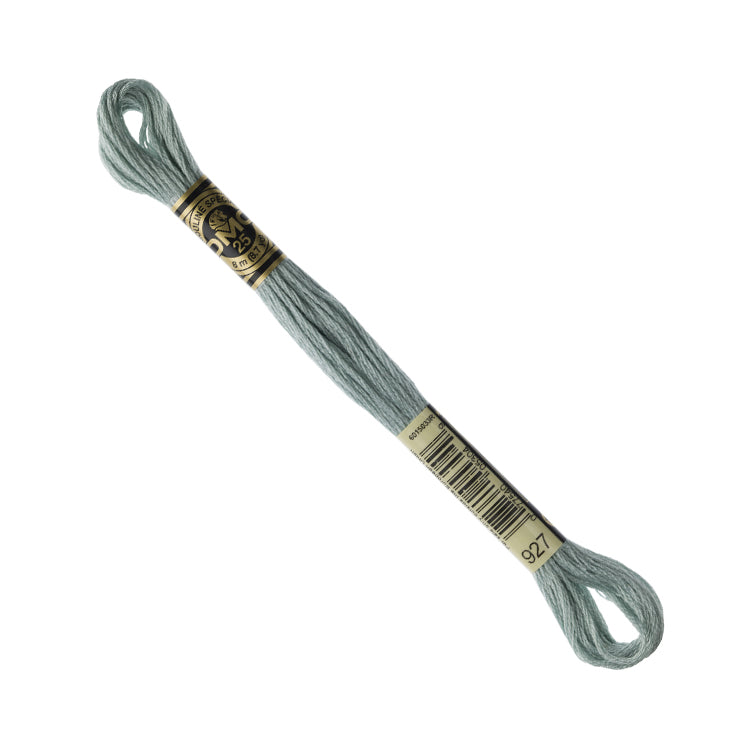DMC Embroidery Floss - Light Grey Green 927 image 1