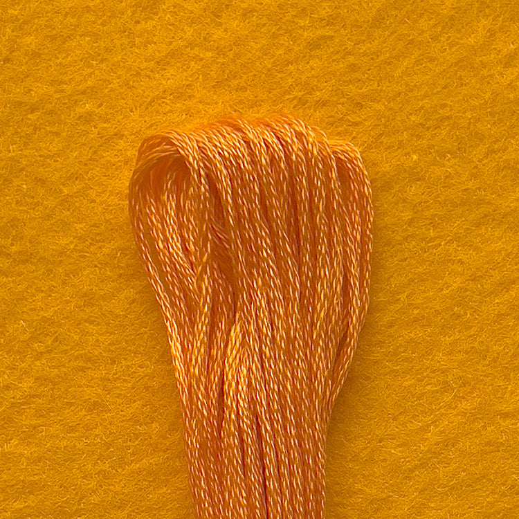 DMC Embroidery Floss - Tangerine 740 image 0
