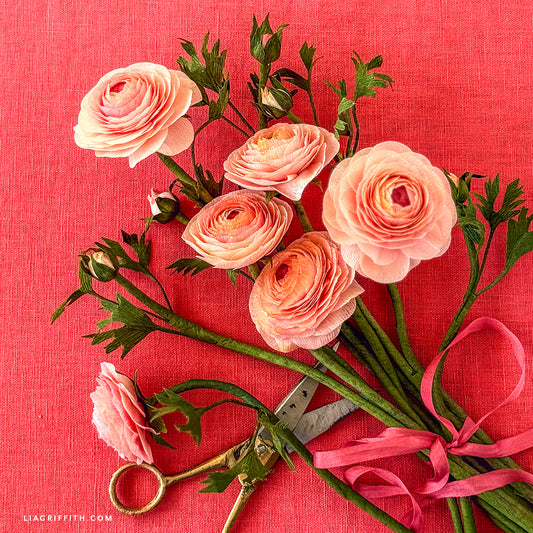 Extra-Fine Crepe Paper - Coral